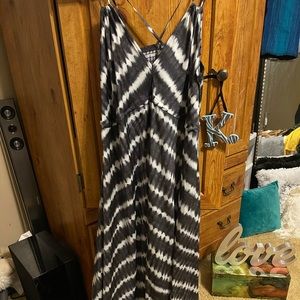 Satin maxi dress